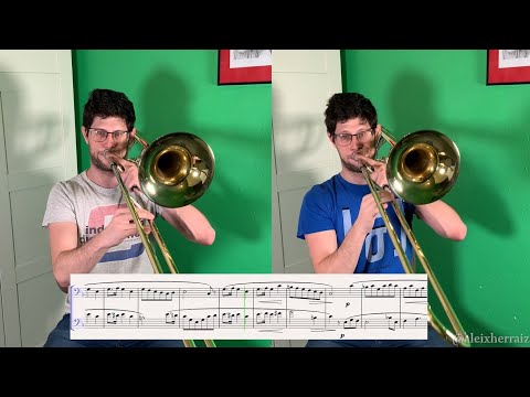 Vocalise No. 2 |  M. Bordogni (Trombone Duo)