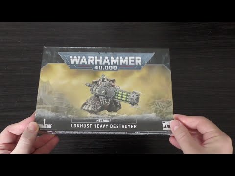 Necrons - Lokhust Heavy Destroyer - Unboxing (WH40K)