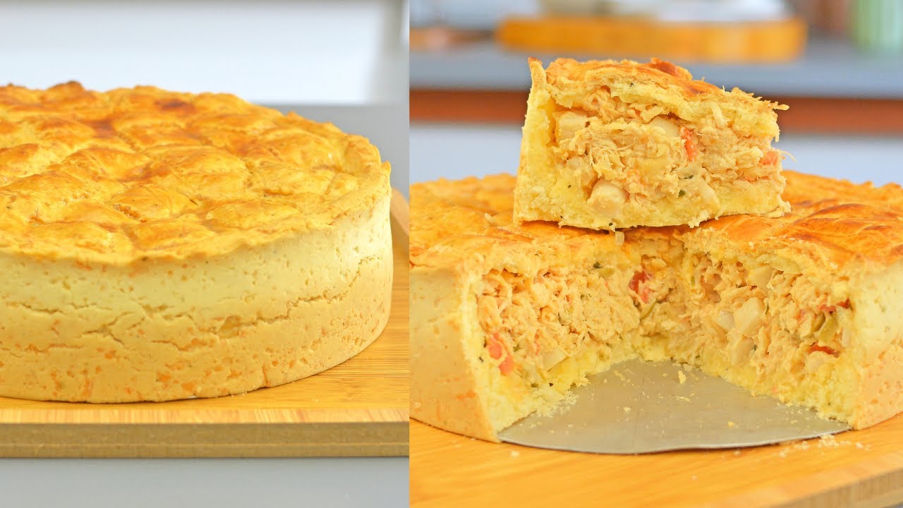 EMPADÃO DE FRANGO CREMOSO SEM GLÚTEN | OPCIONAL SEM LACTOSE