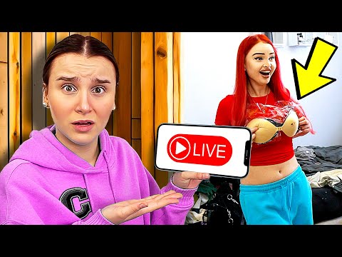 Schwester HEIMLICH beobachten 🤫❤️‍🔥 (Date mit Boy) - Celina