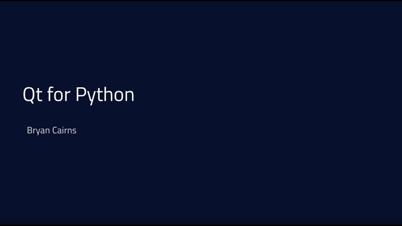 Getting started with Qt for Python {tutorial}