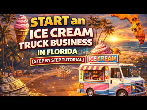 How to Start a Ice Cream Truck Business in Florida [STEP BY STEP TUTORIAL Ice Cream Business Florida