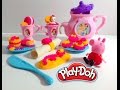 Disney Princess Play Doh Tea Party Cinderella Ariel Belle And Peppa Pig Cookies And Treats