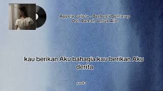 Download lagu Aqeela Calista - Berhenti Berharap (ost.Rumah Untuk Alie mp3 Download lagu Aqeela Calista - Berhenti Berharap (ost.Rumah Untuk Alie mp3