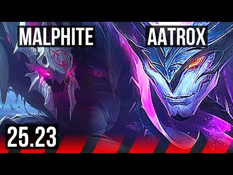MALPHITE vs AATROX (TOP) | 8/0/16, Legendary | EUW Diamond | 25.23