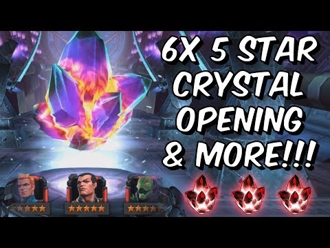 6x 5 Star Crystal Opening & Alliance War Season Rewards! - Marvel Contest of Champions