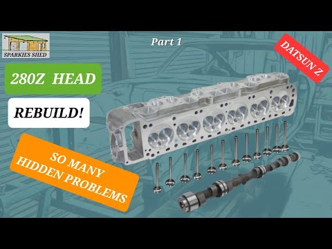 Datsun Z. 280Z L28 Head Rebuild. 240Z 260Z.