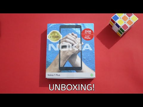 Nokia 1 Plus Unboxing