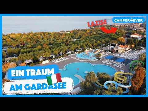 Fantastic weather in autumn - Camping Spiaggia D'oro in Lazise on Lake Garda | Aqua-Park and Fitness