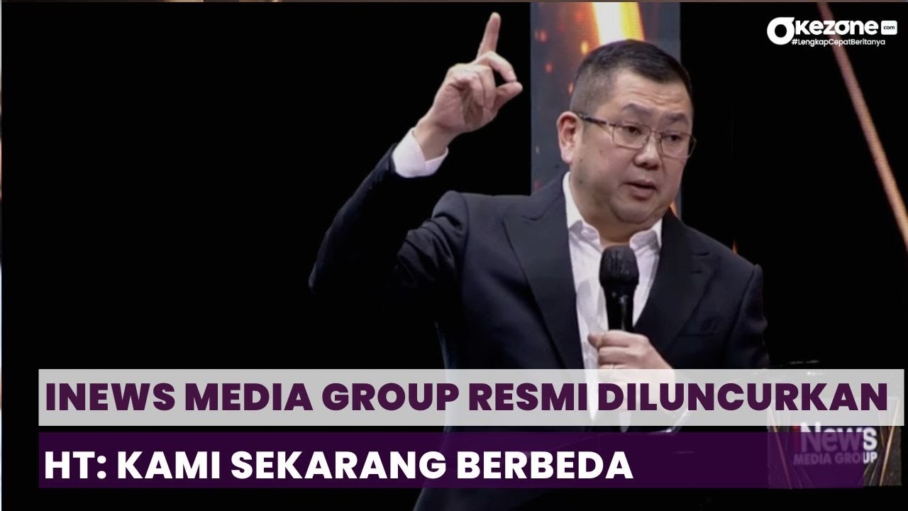 Hary Tanoesoedibjo Resmi Luncurkan iNews Media Group, Ganjar Pranowo Turut Dampingi