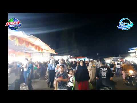 Inilah Suasana Pasar Malam di Lapangan Merdeka