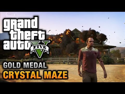 GTA 5 - Mission #20 - Crystal Maze [100% Gold Medal Walkthrough]