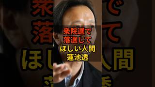 【蓮池透】個人的に次の衆院選で落選して欲しい議員 #政治 #自民党    #shorts   #高市早苗    VOICE:VOX 青山龍星 VOICE:VOX Nome