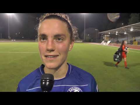 Chloé Vande Velde na FWS Woluwe - KAA Gent Ladies op 03.09.2021