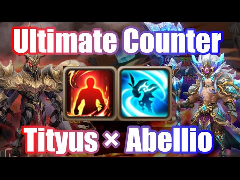 Ultimate Counter against DEF ignore teams has been completed with Abellio × Tityus😝😝😝【Summoners War】