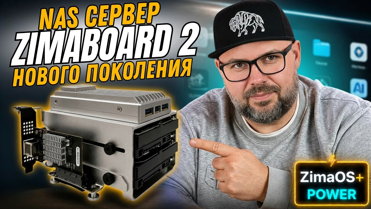 ZIMABOARD 2: СЕРВЕР НОВОГО ПОКОЛЕНИЯ. NAS, DOCKER, AI, ВИРТУАЛЬНЫЕ МАШИНЫ И МИНИ ПК В ОДНО