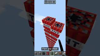 ONLY TNT BLAST 😱🤯 #minecraft #viral #gaming #shorts #video #viral #roblox