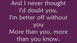 Over You- Chris Daughtry w/ Lyrics