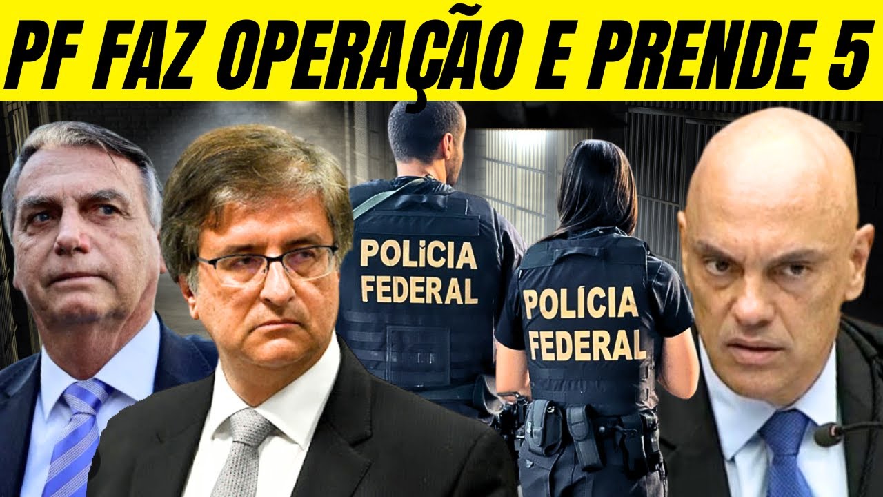 EX-SECRETÁRIO DE BOLSONARO E MILITARES KIDS PRETOS SÃO PRESOS EM OPERAÇÃO DA PF!