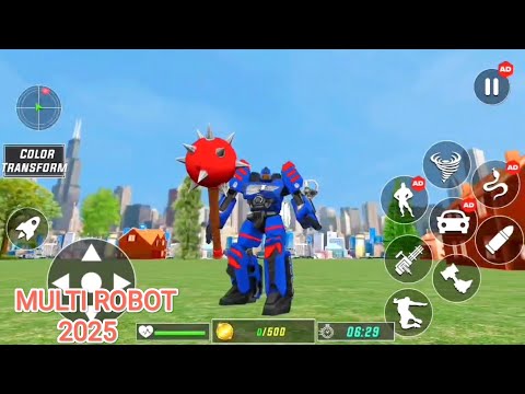 Multi Robot Car Transformers Game 2025 - Car Game Android Gameplay