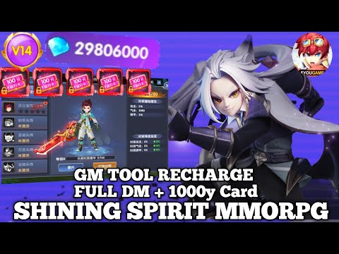 Shining Spirit Private Server - VIP 10+ GM TOOL Recharge - 1000y Card Recharge + Full DM