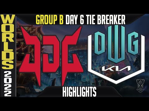JDG vs DK Highlights | Worlds 2022 TIE BREAKER Group B | JD Gaming vs Damwon KIA