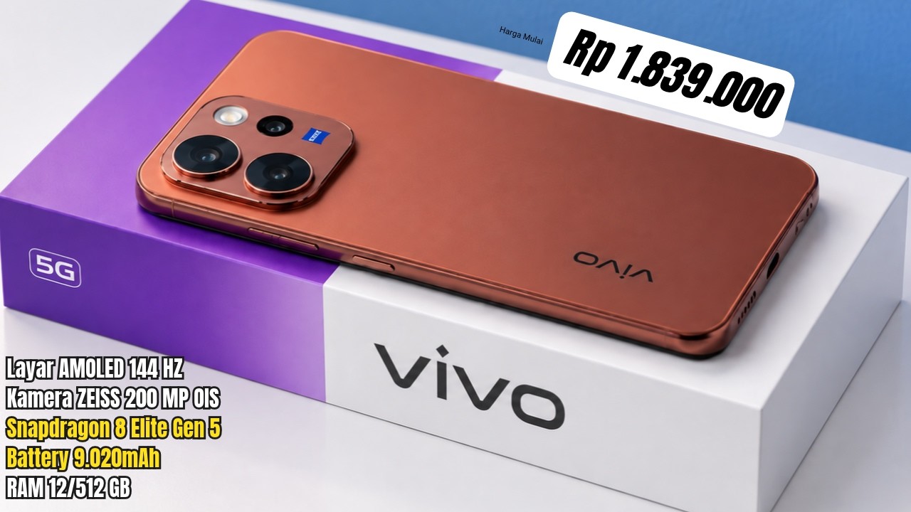 INI BARU WORTH IT‼️9020mAh, RAM 12/512GB - HP VIVO TERBARU DAN TERBAIK AKHIR 2026