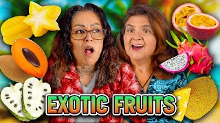 Mexican Moms try the WEIRDEST fruit!