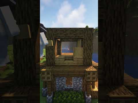 Minecraft Fisherman's House Tutorial🏠 #shorts