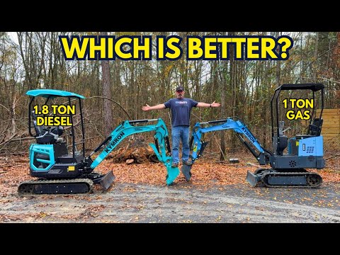 Gas vs Diesel:  Chinese Mini Excavator Comparison