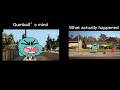 The Downer Gumball S Mind Vs What Actually Happened Theamazingworldofgumball