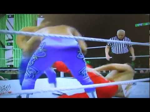 wwe saturday morning slam 3/23/13 the great khali vs primo and epico