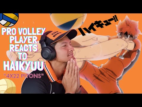 Pro Volleyball Player Reacts to Haikyuu Season 4 Episode 22 (Pitons)