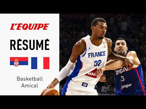 Victor Wembanyama et les Bleus BOUSCULÉS par la Serbie de Nikola Jokić dans un amical de haut vol !