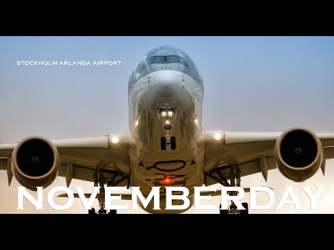 Arlanda Airport november 21-11-15. Nice RWY 19L view.