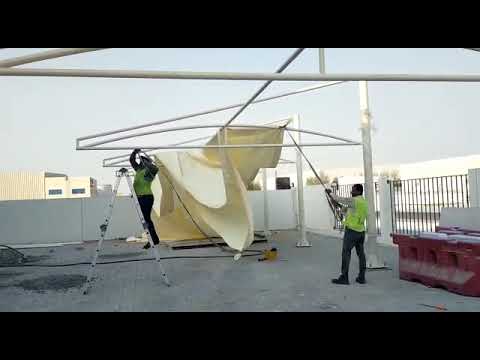 Tensile Membrane Car Parking Structures