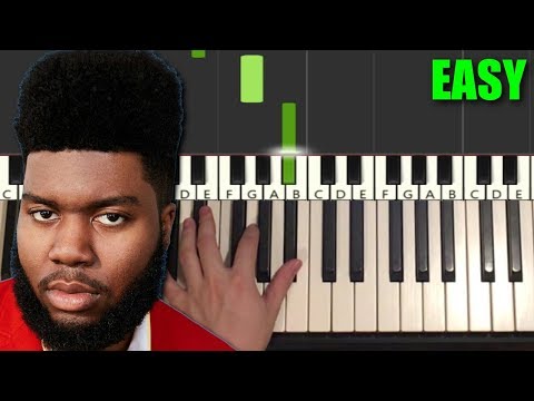 Khalid - Saturday Nights (Piano Tutorial Lesson)