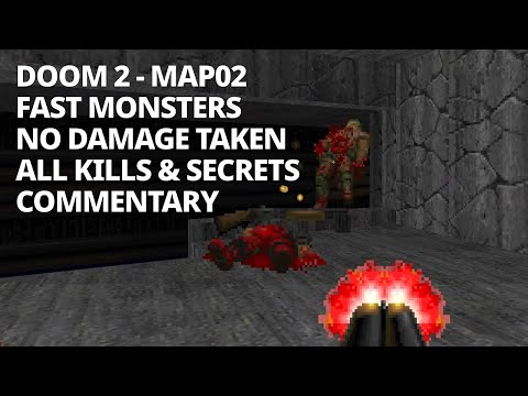 Doom 2 Map02: UV-FAST No-Damage 100% Kills/Secrets