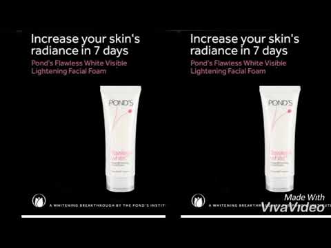 Ponds flawless white Deep whitening facial  foam