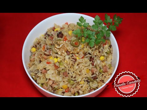 Arroz Navideño con Frutos Secos y Vino Espumante🍾🎄 😋 Fácil, sueltecito, al dente y DELICIOSO!!!💯✅🎉