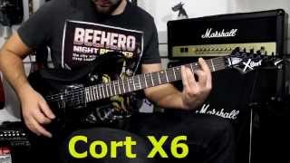 Video thumbnail for CORT X6 BK  - Demo Guitar by Artyom Reborn