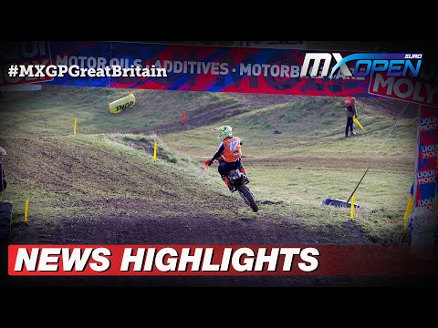 News Highlights PT.2 | EMX Open Race 1 | MXGP of Great Britain 2022 #MXGP #Motocross #EMX