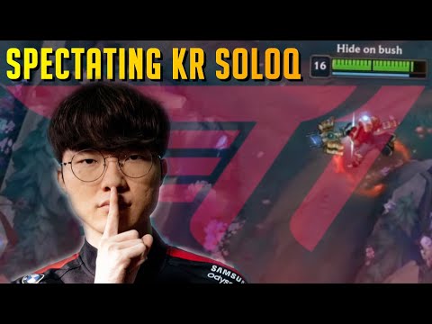 🔴LIVE T1 Faker (Cassiopeia) - Spectating T1 in KR SoloQ/티원관전방
