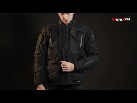 Bunda na motorku Rebelhorn Hardy II černá