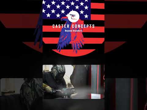 Casters Built in the USA | Caster Concepts #casterconcepts #madeinusa #americanmanufacturing
