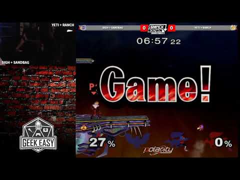 CFL Smackdown 251 Melee - Yeti + Ranch vs Sigh + Sandbag - Doubles Losers Semis