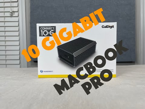 How to 10 Gigabit on Mac | Caldigit Connect 10G Review | Thunderbolt 3 to 10 Gbe | 10gb