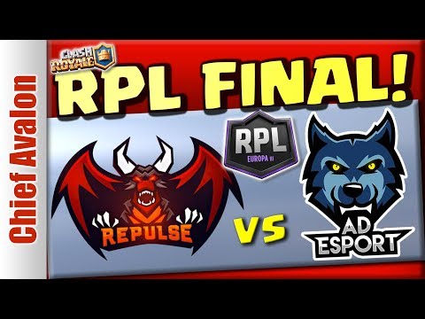 RPL EUROPE FINAL - TEAM REPULSE vs AD ESPORT - WHO IS THE EUROPEAN CLASH ROYALE CHAMPION?
