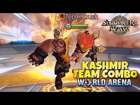 Kashmir Team Combo in World Arena - Summoners War