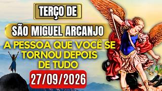 Terço Poderoso de São Miguel DOMINGO 27/09/2026 PROTEÇÃO NO COMBATE - Vamos Rezar o Terço